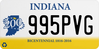 IN license plate 995PVG