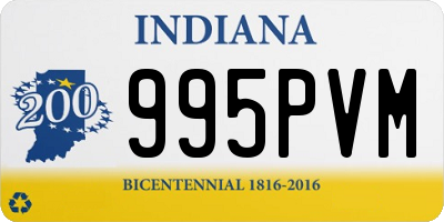 IN license plate 995PVM