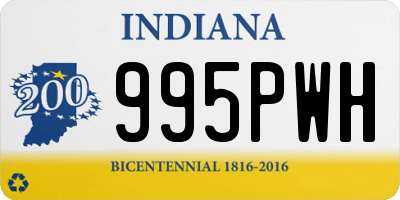 IN license plate 995PWH