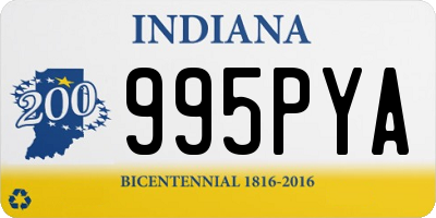 IN license plate 995PYA