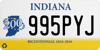 IN license plate 995PYJ