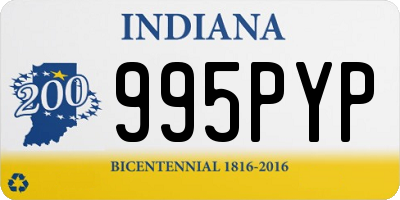 IN license plate 995PYP