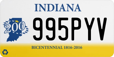 IN license plate 995PYV