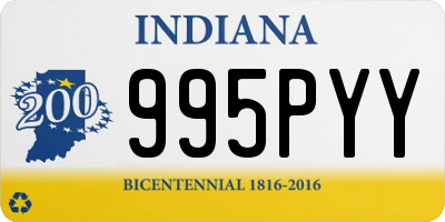 IN license plate 995PYY