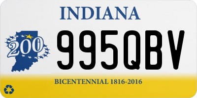 IN license plate 995QBV