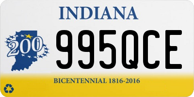 IN license plate 995QCE