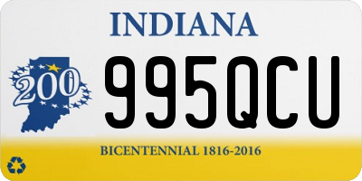 IN license plate 995QCU