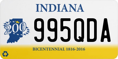 IN license plate 995QDA