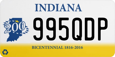 IN license plate 995QDP