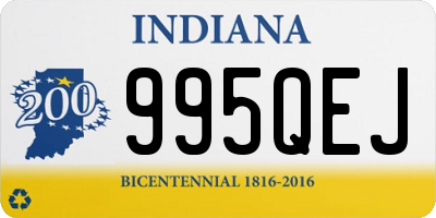 IN license plate 995QEJ