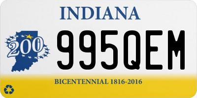 IN license plate 995QEM