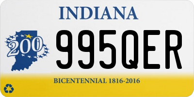 IN license plate 995QER