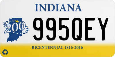 IN license plate 995QEY