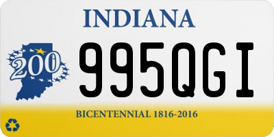 IN license plate 995QGI