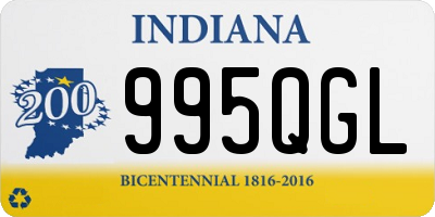 IN license plate 995QGL