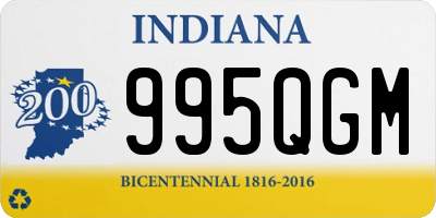 IN license plate 995QGM