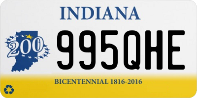 IN license plate 995QHE