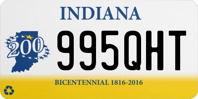 IN license plate 995QHT