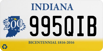 IN license plate 995QIB