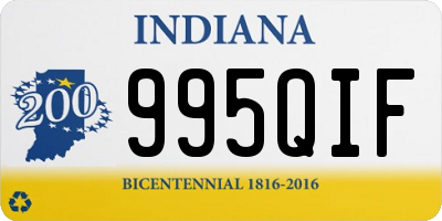 IN license plate 995QIF