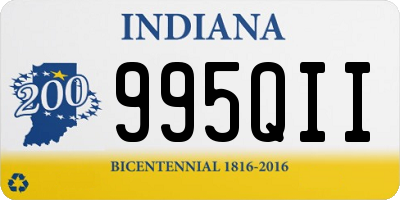 IN license plate 995QII