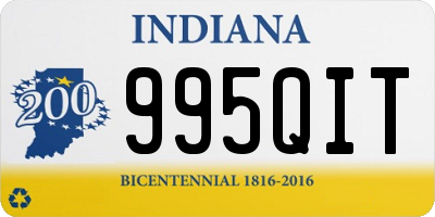 IN license plate 995QIT