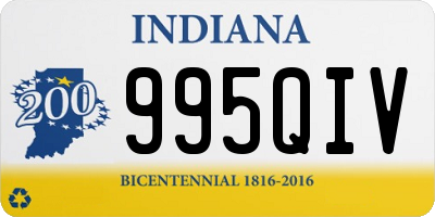 IN license plate 995QIV