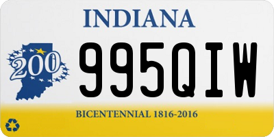 IN license plate 995QIW