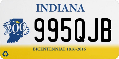 IN license plate 995QJB