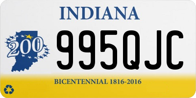 IN license plate 995QJC