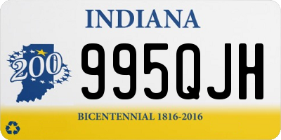 IN license plate 995QJH