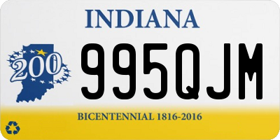 IN license plate 995QJM