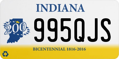 IN license plate 995QJS