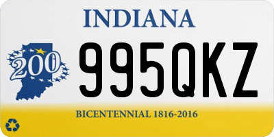 IN license plate 995QKZ