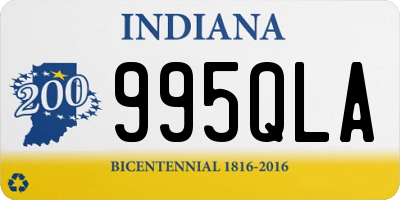 IN license plate 995QLA