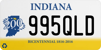 IN license plate 995QLD