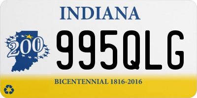 IN license plate 995QLG