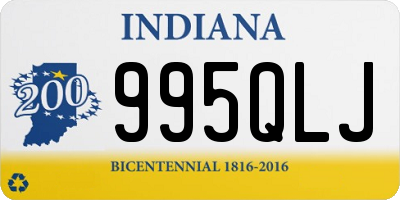 IN license plate 995QLJ