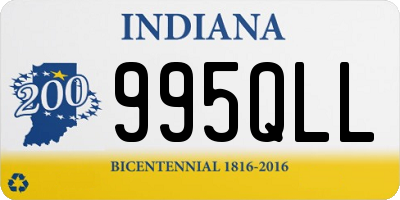 IN license plate 995QLL