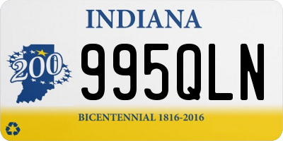 IN license plate 995QLN