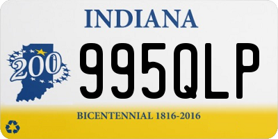 IN license plate 995QLP