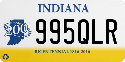 IN license plate 995QLR