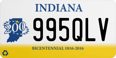 IN license plate 995QLV