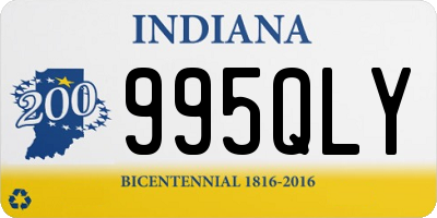 IN license plate 995QLY