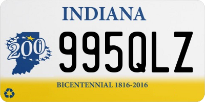 IN license plate 995QLZ