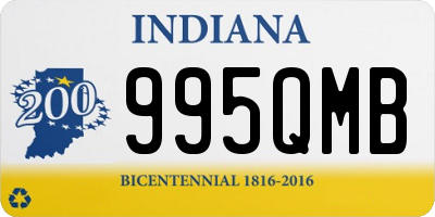 IN license plate 995QMB