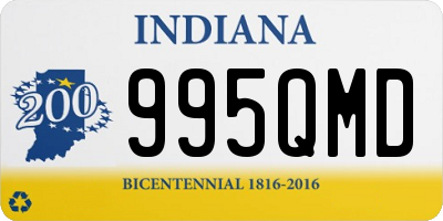 IN license plate 995QMD