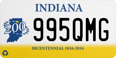 IN license plate 995QMG