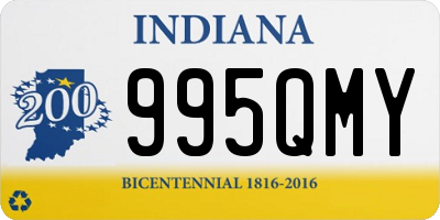 IN license plate 995QMY