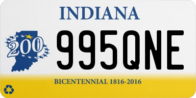 IN license plate 995QNE